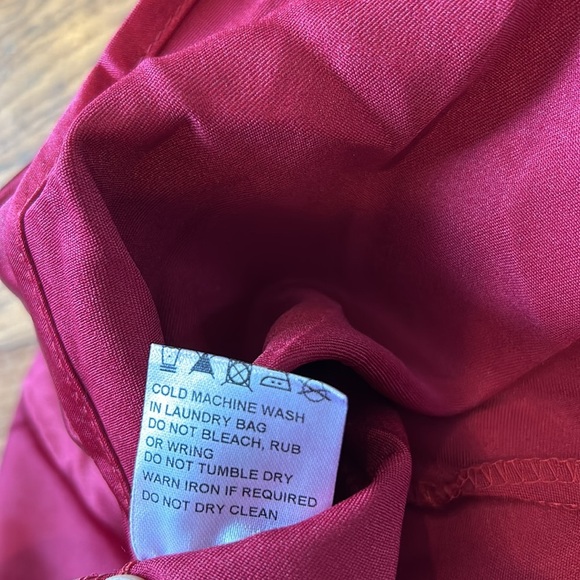 NWOT Princess Polly Satin Shellie Strapless Mini Dress Red - Picture 12 of 14